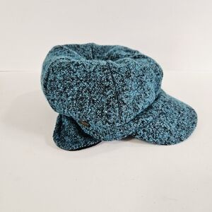 Vintage Adora Y2K Wool Blend Tweed Ear Flap Fleece Lined Baker Boy Newsboy Hat